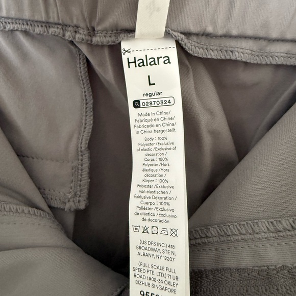 NWT Halara Flex™ Gray Mid Rise Pocket Straight Leg Work Pants Womens Large - Picture 8 of 13
